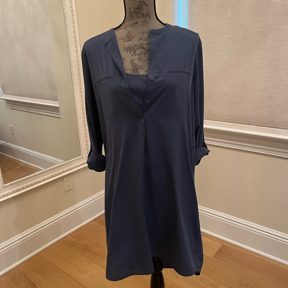High low shirt dress